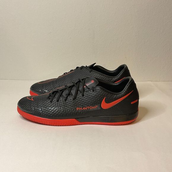 Nike Phantom GT Academy IC Indoor Soccer CK8467-060 Black Red Men's Size‎ 12 - Picture 3 of 8